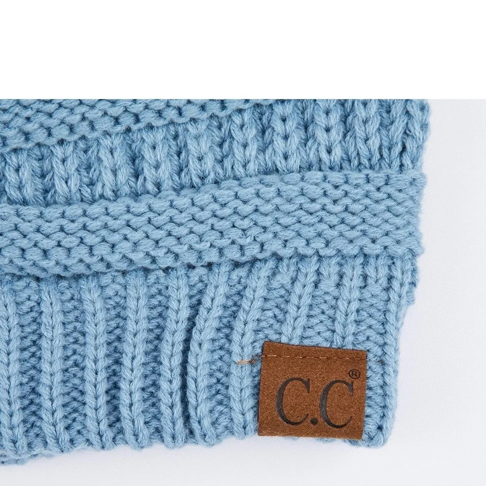 C.C Women Light Blue Knit Hat